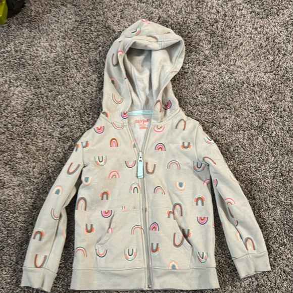 Cat & Jack Other - Cat and Jack zip up sweatshirt with hood. Size 4/5